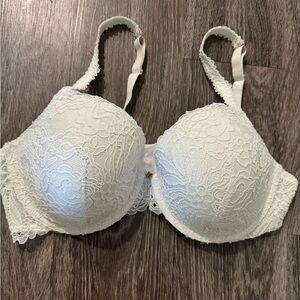 Savage X Fenty White Lace Bra 38D